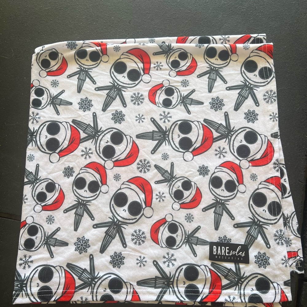 Bare Soles Christmas Skull Blanket